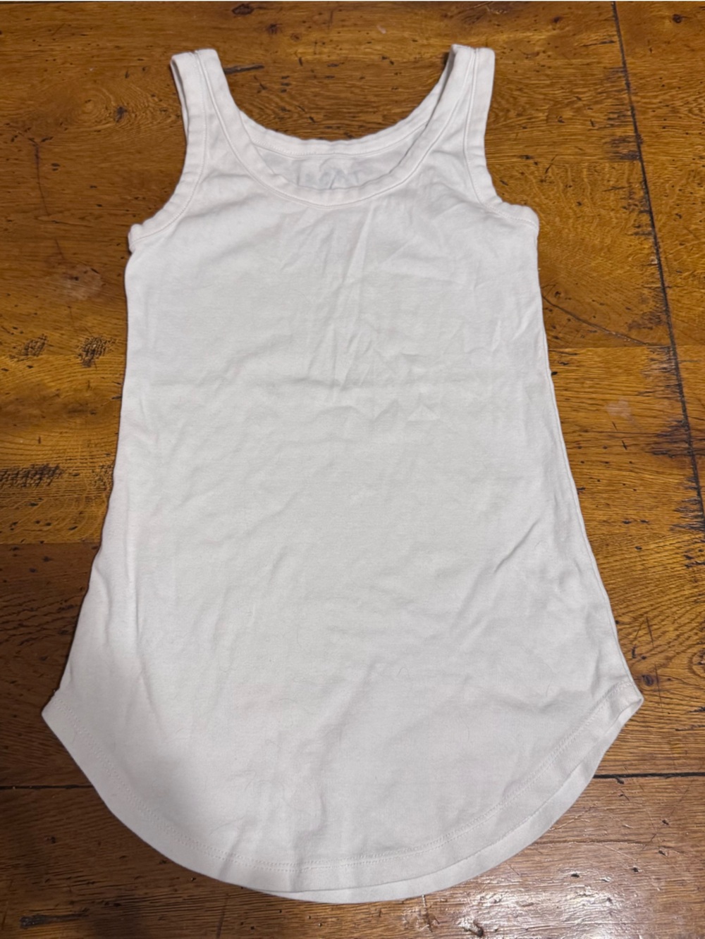 LOFT White Scoop Neck Tank Top